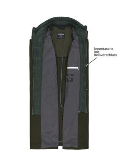 Strellson, Mantel Finlay, Wolle Halbgefüttert, Dunkelgrün -Herrenausstatter Geschaft 448962 norm3