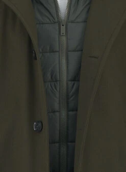 Strellson, Mantel Finlay, Wolle Halbgefüttert, Dunkelgrün -Herrenausstatter Geschaft 448962 norm4