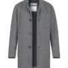 Strellson, Mantel Fynn, Woll-Mix Halbgefüttert, Grau -Herrenausstatter Geschaft 448963 norm