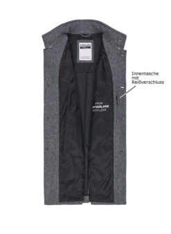 Strellson, Mantel Fynn, Woll-Mix Halbgefüttert, Grau -Herrenausstatter Geschaft 448963 norm3