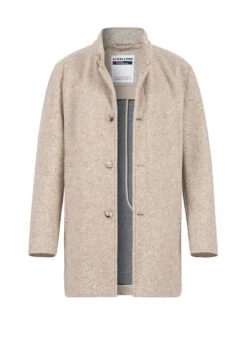 Strellson, Mantel Fynn, Woll-Mix Halbgefüttert, Beige