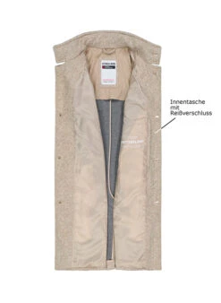 Strellson, Mantel Fynn, Woll-Mix Halbgefüttert, Beige -Herrenausstatter Geschaft 448964 norm3