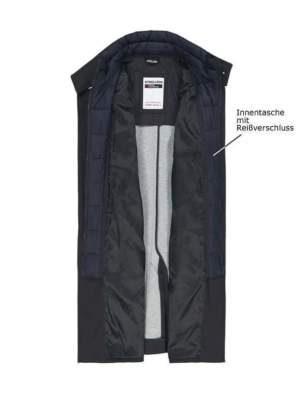 Strellson, Mantel Finlay, Baumwolle, Dunkelblau 5 Strellson, Mantel Finlay, Baumwolle, Dunkelblau – Bild 3