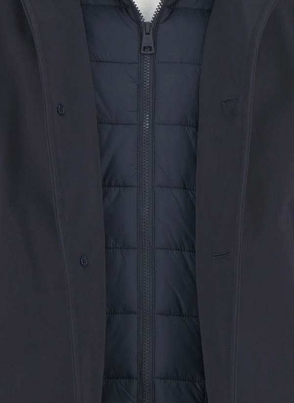 Strellson, Mantel Finlay, Baumwolle, Dunkelblau 6 Strellson, Mantel Finlay, Baumwolle, Dunkelblau – Bild 4