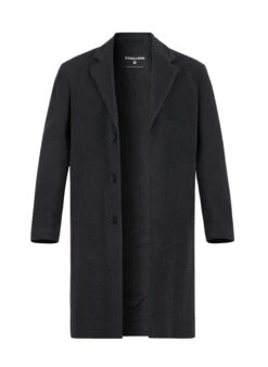 Strellson, Mantel Adria, Wolle-Kaschmir, Dunkelgrau