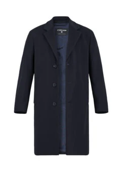 Strellson, Mantel Adria, Wolle-Kaschmir, Dunkelblau