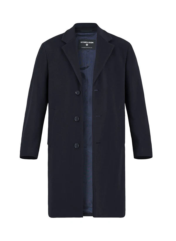 Strellson, Mantel Adria, Wolle-Kaschmir, Dunkelblau 3 Strellson, Mantel Adria, Wolle-Kaschmir, Dunkelblau