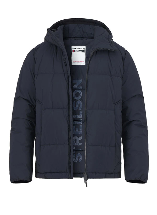 Strellson, Steppjacke Smooth, Mikrofaser Wasserabweisend, Dunkelblau 3 Strellson, Steppjacke Smooth, Mikrofaser Wasserabweisend, Dunkelblau