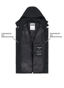 Strellson, Jacke Belluno Flex, Mikrofaser Wasserdicht, Schwarz 7 Strellson, Jacke Belluno Flex, Mikrofaser Wasserdicht, Schwarz -Herrenausstatter Geschaft 448974 norm3