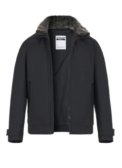 Strellson, Jacke Lucca, Mikrofaser-Stretch Wasserdicht, Dunkelblau