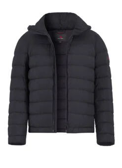 PEUTEREY, Daunenjacke BOGGS, Mikrofaser Wasserabweisend, Schwarz