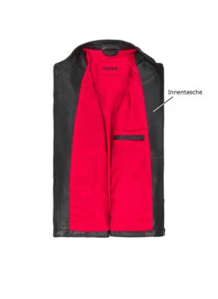 HUGO, Lederjacke, Ziegenleder, Schwarz 7 HUGO, Lederjacke, Ziegenleder, Schwarz -Herrenausstatter Geschaft 449019 norm3