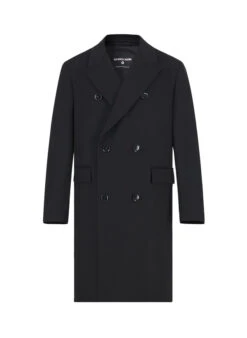 Strellson, Mantel Park Lane, Wolle, Schwarz