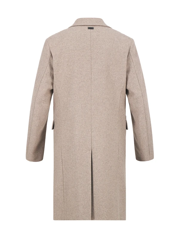 Strellson, Mantel Park Lane, Wolle, Greige 4 Strellson, Mantel Park Lane, Wolle, Greige – Bild 2