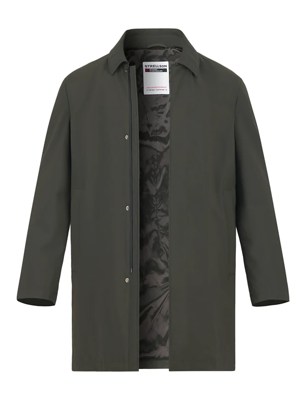 Strellson, Mantel Naro, Mikrofaser, Wasserabweisend, Dunkelgrün 3 Strellson, Mantel Naro, Mikrofaser, Wasserabweisend, Dunkelgrün