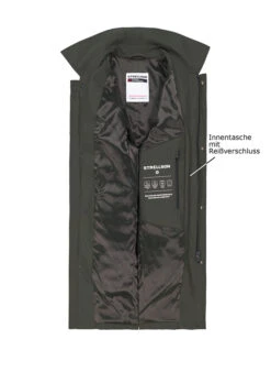 Strellson, Mantel Naro, Mikrofaser, Wasserabweisend, Dunkelgrün 7 Strellson, Mantel Naro, Mikrofaser, Wasserabweisend, Dunkelgrün -Herrenausstatter Geschaft 449023 norm3