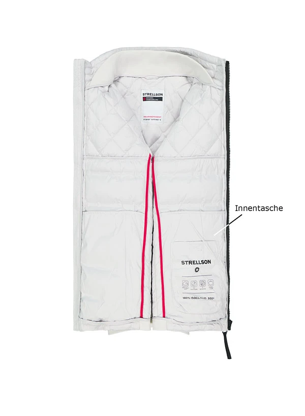 Strellson, Steppjacke Clason, Mikrofaser, Silber 5 Strellson, Steppjacke Clason, Mikrofaser, Silber – Bild 3