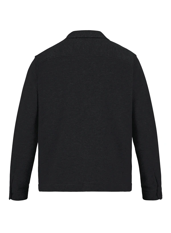 Strellson, Overshirt Noel, Wolle, Schwarz 4 Strellson, Overshirt Noel, Wolle, Schwarz – Bild 2