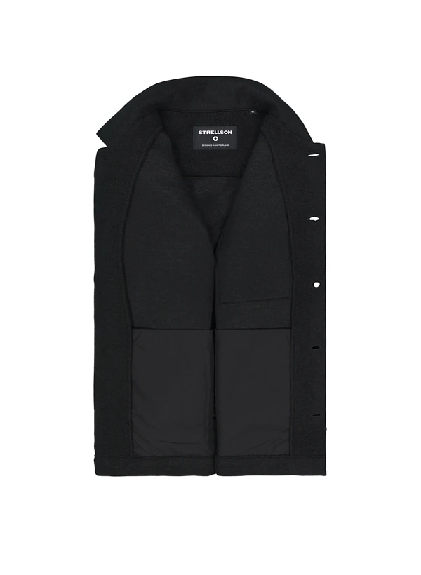 Strellson, Overshirt Noel, Wolle, Schwarz 5 Strellson, Overshirt Noel, Wolle, Schwarz – Bild 3