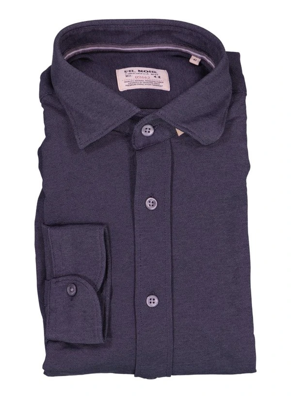 FIL NOIR, Hemd Torino, Shaped Fit, Baumwoll-Jersey, Anthrazit 3 FIL NOIR, Hemd Torino, Shaped Fit, Baumwoll-Jersey, Anthrazit