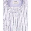 FIL NOIR, Hemd Treviso, Shaped Fit, Baumwolle, Weiß Gemustert 1 FIL NOIR, Hemd Treviso, Shaped Fit, Baumwolle, Weiß Gemustert -Herrenausstatter Geschaft 449124 norm