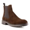 Rosso E Nero, Chelsea Boots, Veloursleder, Chocolate -Herrenausstatter Geschaft 449129 norm