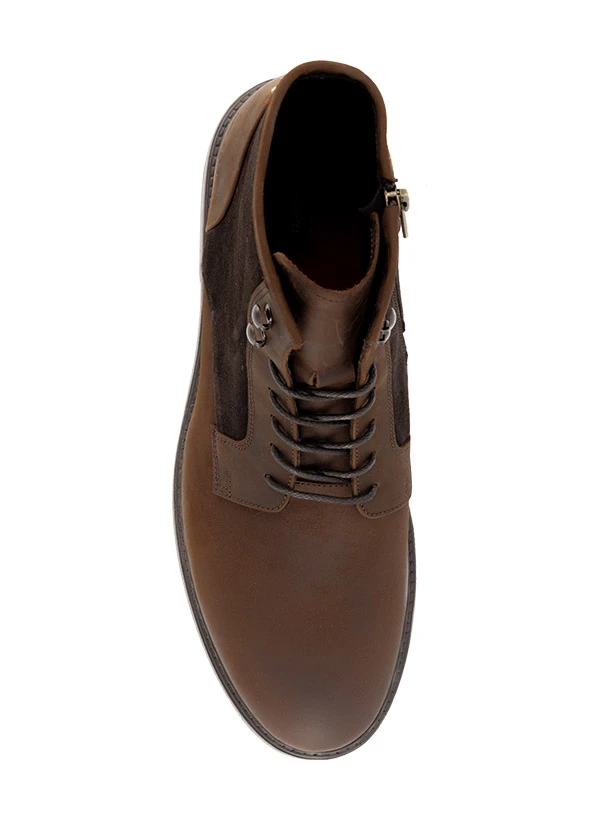 Rosso E Nero, Schnürboots, Nubuk Gefettet, Siena 4 Rosso E Nero, Schnürboots, Nubuk Gefettet, Siena – Bild 2