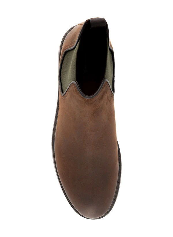 Rosso E Nero, Chelsea Boots, Nubuk Gefettet, Siena 4 Rosso E Nero, Chelsea Boots, Nubuk Gefettet, Siena – Bild 2