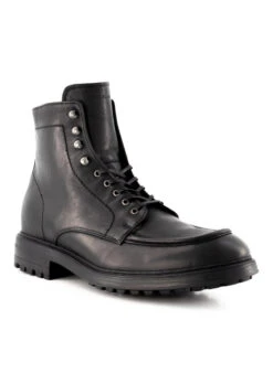 Rosso E Nero, Schnürboots, Leder Warmgefüttert, Nero