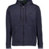 BOSS Green, Sweatjacke FZ Zone, Baumwolle, Dunkelblau -Herrenausstatter Geschaft 449149 norm