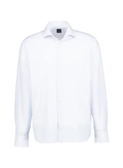 Van Laack, Hemd, Vl-Mivara-LTF, Tailor Fit, Baumwolle, Extra Langer Arm, Blau-weiß Gestreift