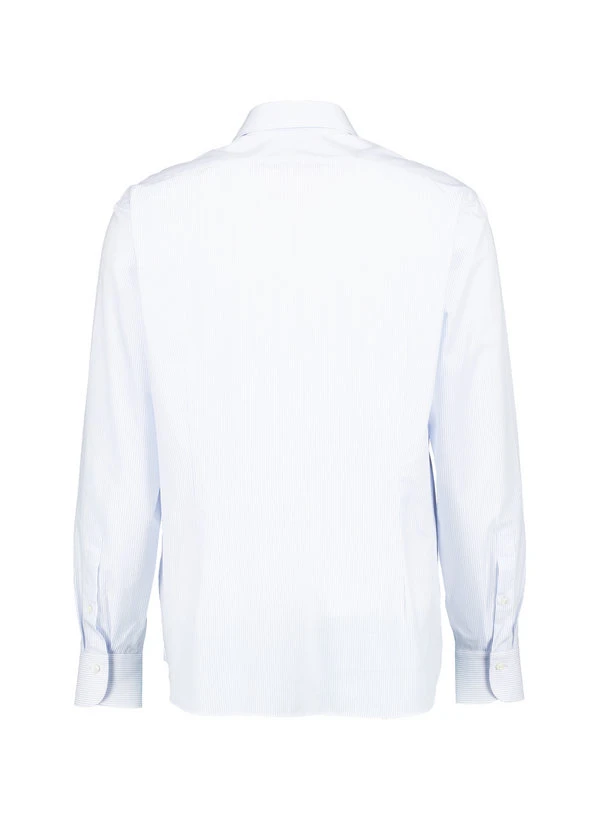 Van Laack, Hemd, Vl-Mivara-LTF, Tailor Fit, Baumwolle, Extra Langer Arm, Blau-weiß Gestreift 5 Van Laack, Hemd, Vl-Mivara-LTF, Tailor Fit, Baumwolle, Extra Langer Arm, Blau-weiß Gestreift – Bild 3