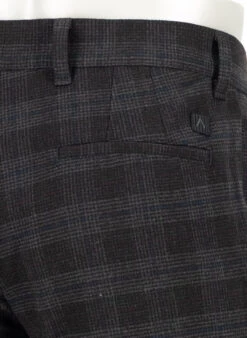 Alberto, Bundfaltenhose Lou, Regular Fit, Flanell, Fuchsia-anthrazit Kariert -Herrenausstatter Geschaft 449166 norm6