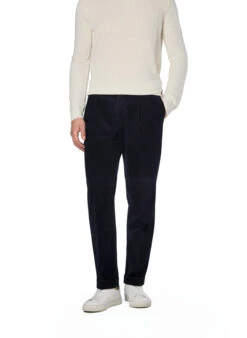 Windsor. Windsor, Bundfaltenhose Sapo, Cord, Navy