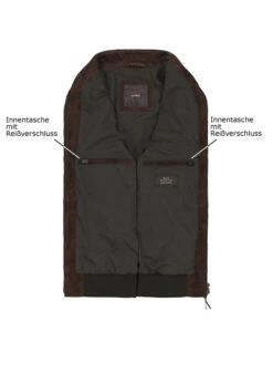 Windsor. Windsor, Lederblouson, Ziegenvelours, Beluga -Herrenausstatter Geschaft 449197 norm3