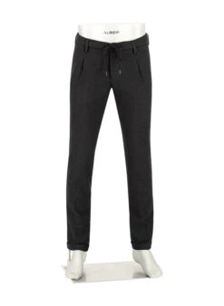 Alberto, Hose Barista, Tapered Fit, Flanell, Anthrazit