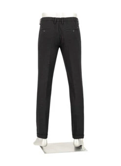 Alberto, Hose Barista, Tapered Fit, Flanell, Anthrazit -Herrenausstatter Geschaft 449199 norm3