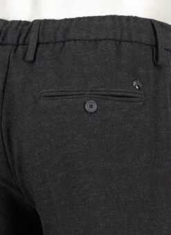 Alberto, Hose Barista, Tapered Fit, Flanell, Anthrazit -Herrenausstatter Geschaft 449199 norm6