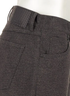 Alberto, Hose Stone, Modern Fit, Baumwoll-Stretch, Anthra-schoko -Herrenausstatter Geschaft 449200 norm5