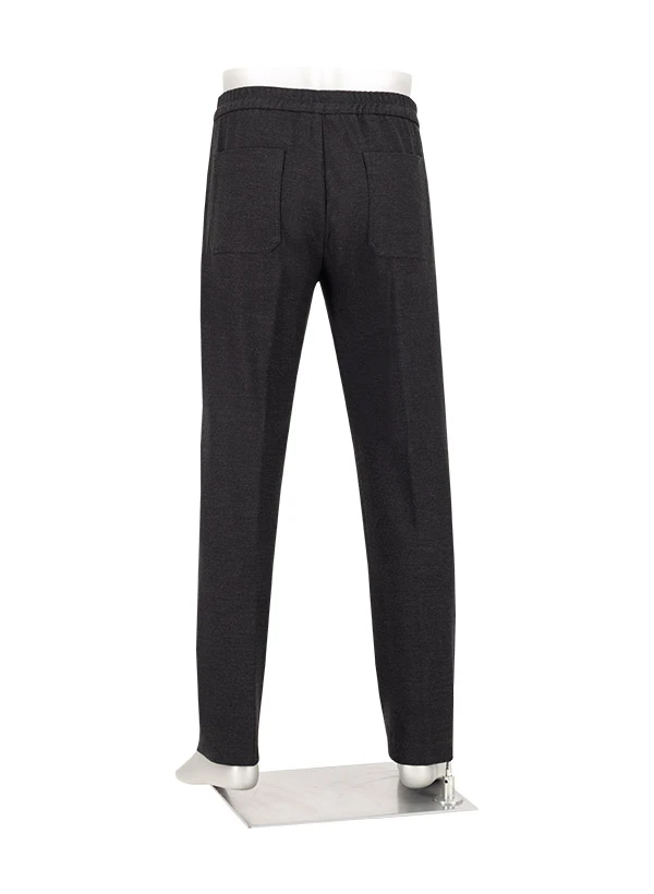 Alberto, Hose Luis, Wide Fit, Flanell, Anthrazit 5 Alberto, Hose Luis, Wide Fit, Flanell, Anthrazit – Bild 3