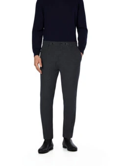CINQUE, Hose Cijuno, Jersey Halbgefüttert, Dunkelblau Meliert