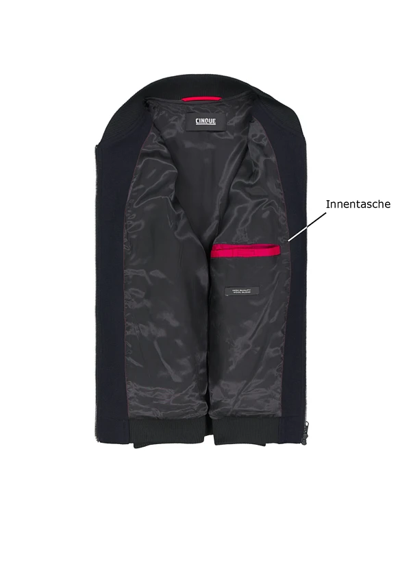 CINQUE, Blouson Cirapid, Wolle, Dunkelblau 5 CINQUE, Blouson Cirapid, Wolle, Dunkelblau – Bild 3