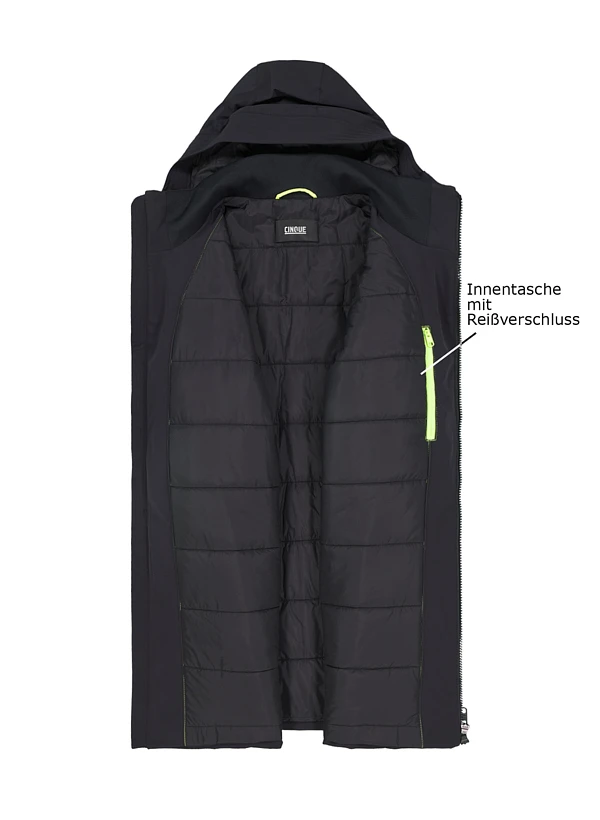 CINQUE, Parka Cisurvivor, Mikrofaser Wattiert, Nachtblau 5 CINQUE, Parka Cisurvivor, Mikrofaser Wattiert, Nachtblau – Bild 3