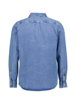 Wrangler, Jeanshemd, Regular Fit, Baumwolle, Indigo 7 Wrangler, Jeanshemd, Regular Fit, Baumwolle, Indigo -Herrenausstatter Geschaft 449226 norm2