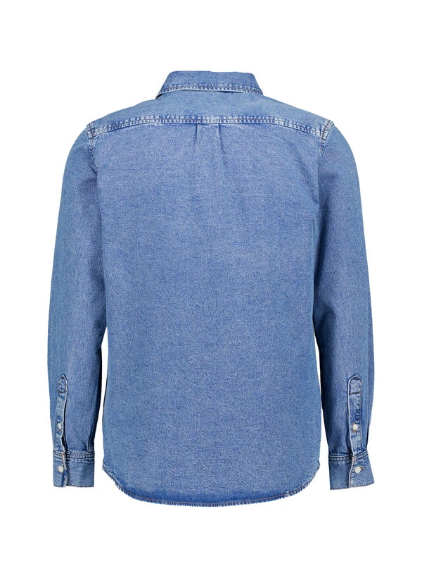 Wrangler, Jeanshemd, Regular Fit, Baumwolle, Indigo 5 Wrangler, Jeanshemd, Regular Fit, Baumwolle, Indigo – Bild 3