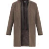 CINQUE, Mantel Ciburton, Wolle, Dunkelbraun