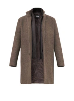 CINQUE, Mantel Ciburton, Wolle, Dunkelbraun