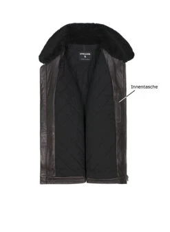 Strellson, Lederjacke Monty, Lammnappa Echtfell, Dunkelbraun 7 Strellson, Lederjacke Monty, Lammnappa Echtfell, Dunkelbraun -Herrenausstatter Geschaft 449276 norm3