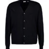 Seidensticker, Cardigan, Wolle, Schwarz -Herrenausstatter Geschaft 449297 norm