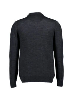 Seidensticker, Pullover, Wolle, Anthrazit Meliert -Herrenausstatter Geschaft 449300 norm2